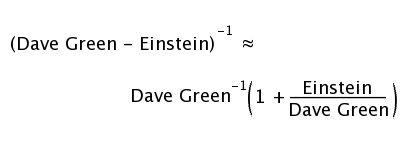 Dave Green binomial expansion